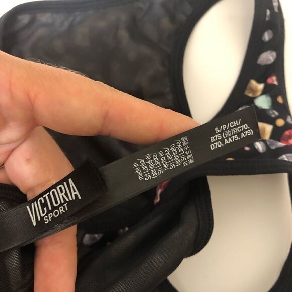 Victoria’s Secret Sports bra black jewel NWOT -S - Picture 7 of 9